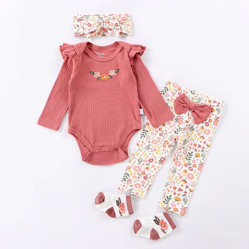 Baby Pajama sets Baby Rompers Newborn&Infants Cute Summer Cotton Snap Button Closed Baby Clothing sets