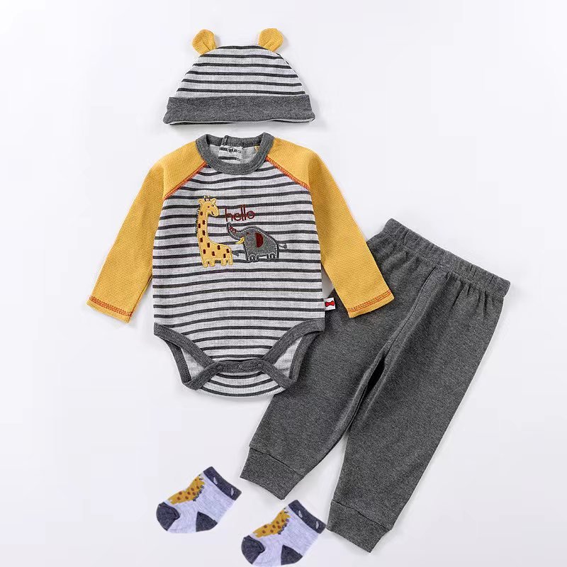 Baby Pajama sets Baby Rompers Newborn&Infants Cute Summer Cotton Snap Button Closed Baby Clothing sets