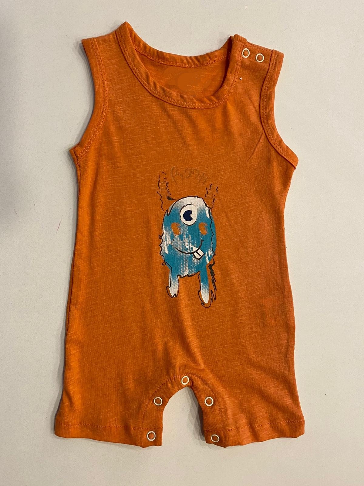 Unisex Rompers Cotton Summer Sleeveless Baby Rompers