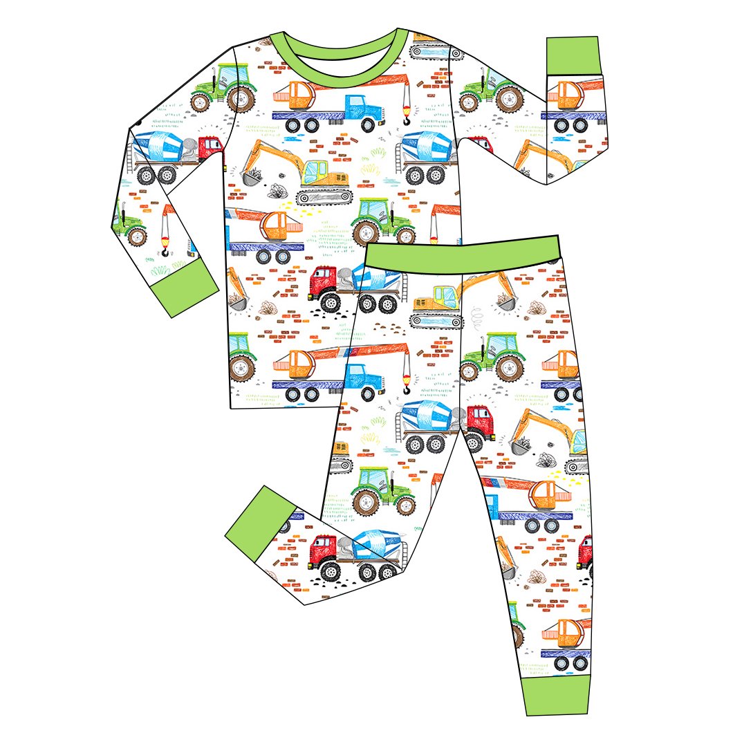 Custom Newborn Romper Wholesale 95% Bamboo Fabric Soft Kids Cartoon Pajamas Children's Boutique Bamboo Baby Toddler Pajamas