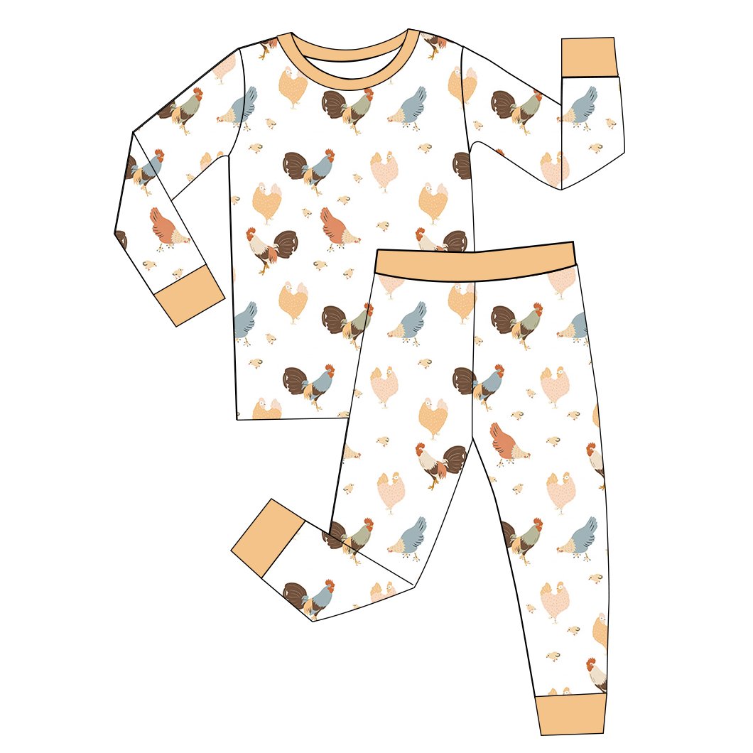 Custom Newborn Romper Wholesale 95% Bamboo Fabric Soft Kids Cartoon Pajamas Children's Boutique Bamboo Baby Toddler Pajamas