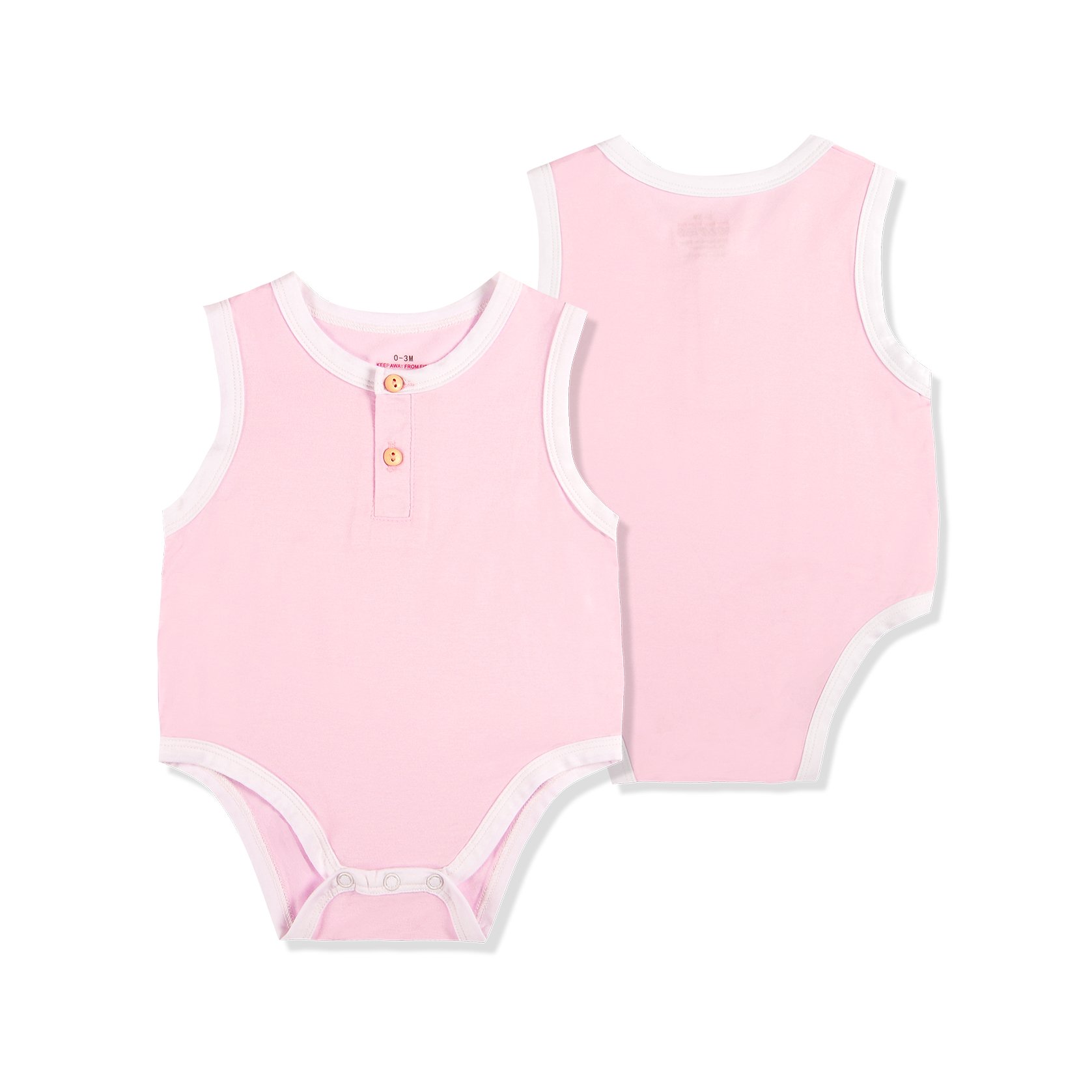 Wholesale Cute Baby Rompers Bamboo Fiber Newborn Baby Clothes Sleeveless Custom Baby Romper Clothing