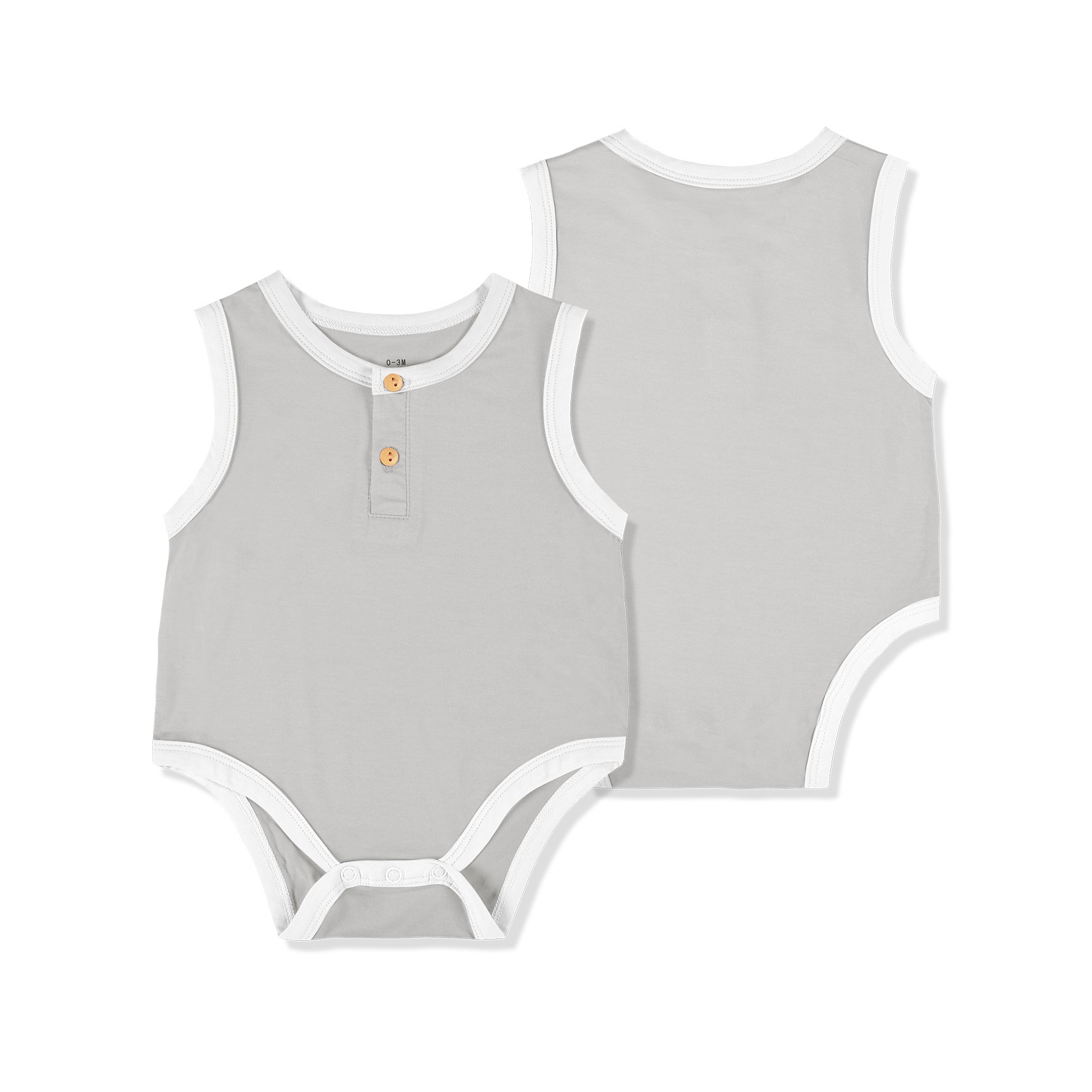 Wholesale Cute Baby Rompers Bamboo Fiber Newborn Baby Clothes Sleeveless Custom Baby Romper Clothing