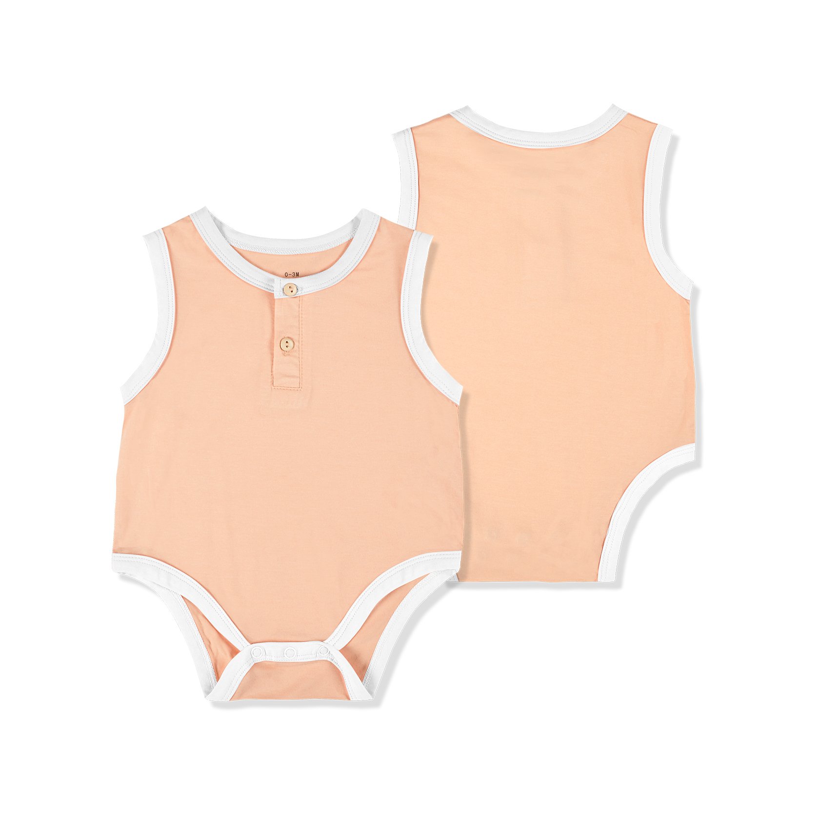 Wholesale Cute Baby Rompers Bamboo Fiber Newborn Baby Clothes Sleeveless Custom Baby Romper Clothing