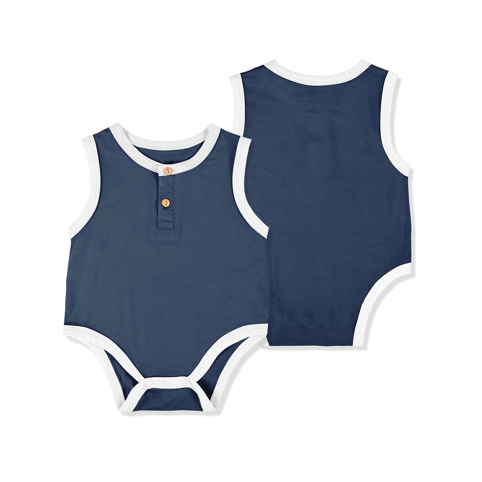 Wholesale Cute Baby Rompers Bamboo Fiber Newborn Baby Clothes Sleeveless Custom Baby Romper Clothing