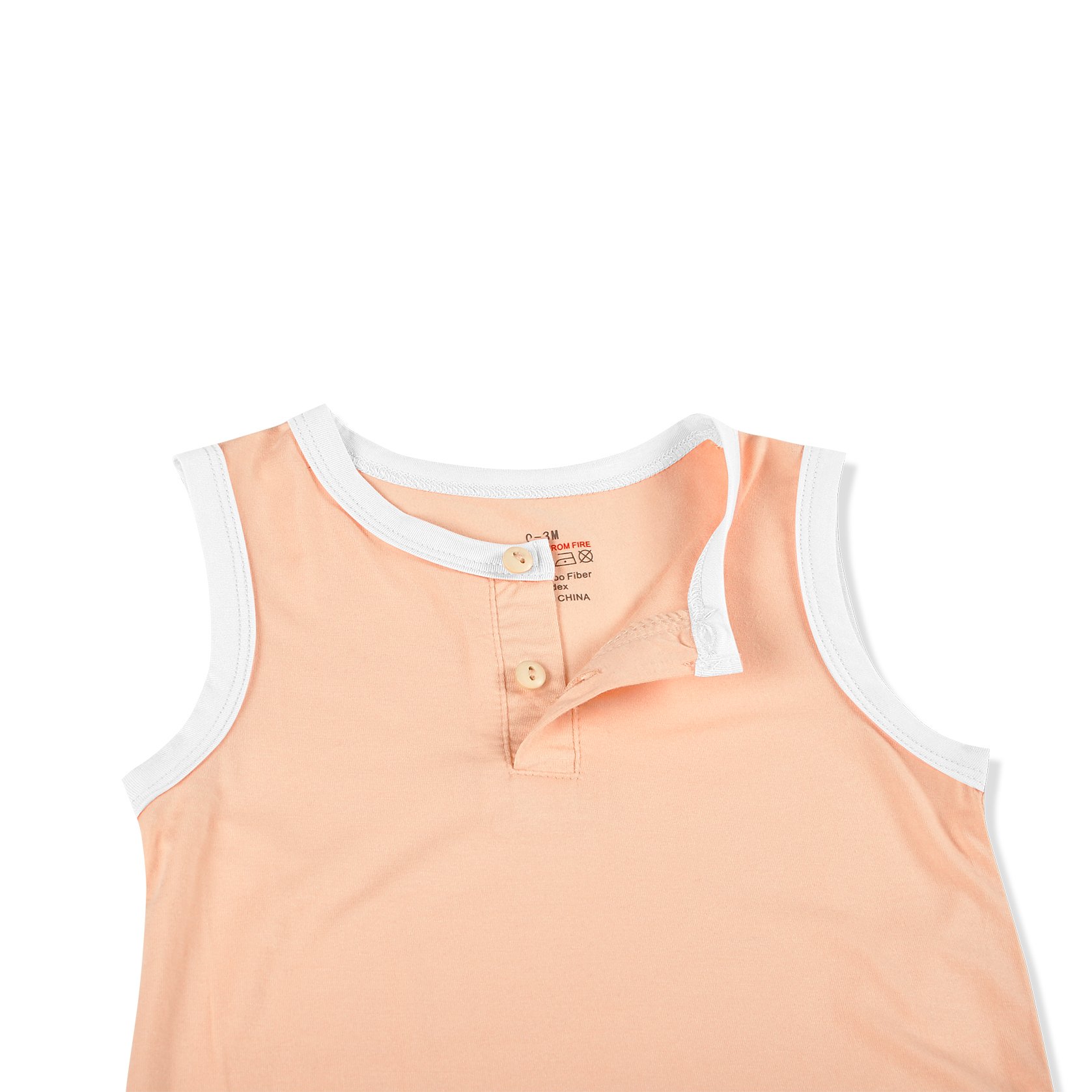 Wholesale Cute Baby Rompers Bamboo Fiber Newborn Baby Clothes Sleeveless Custom Baby Romper Clothing