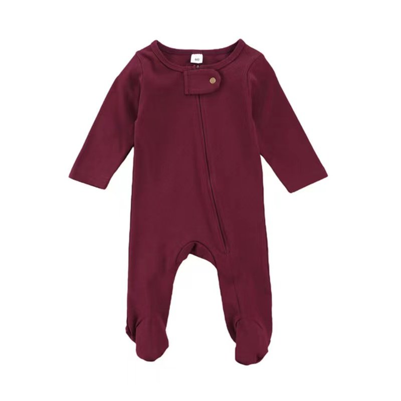 Wholesale custom baby clothes romper pajamas baby romper organic cotton