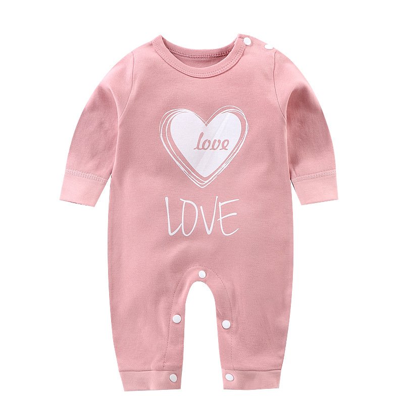Best Selling Spring Autumn Long Sleeve Baby Rompers Newborn 100% Cotton Baby Clothes Romper With Button