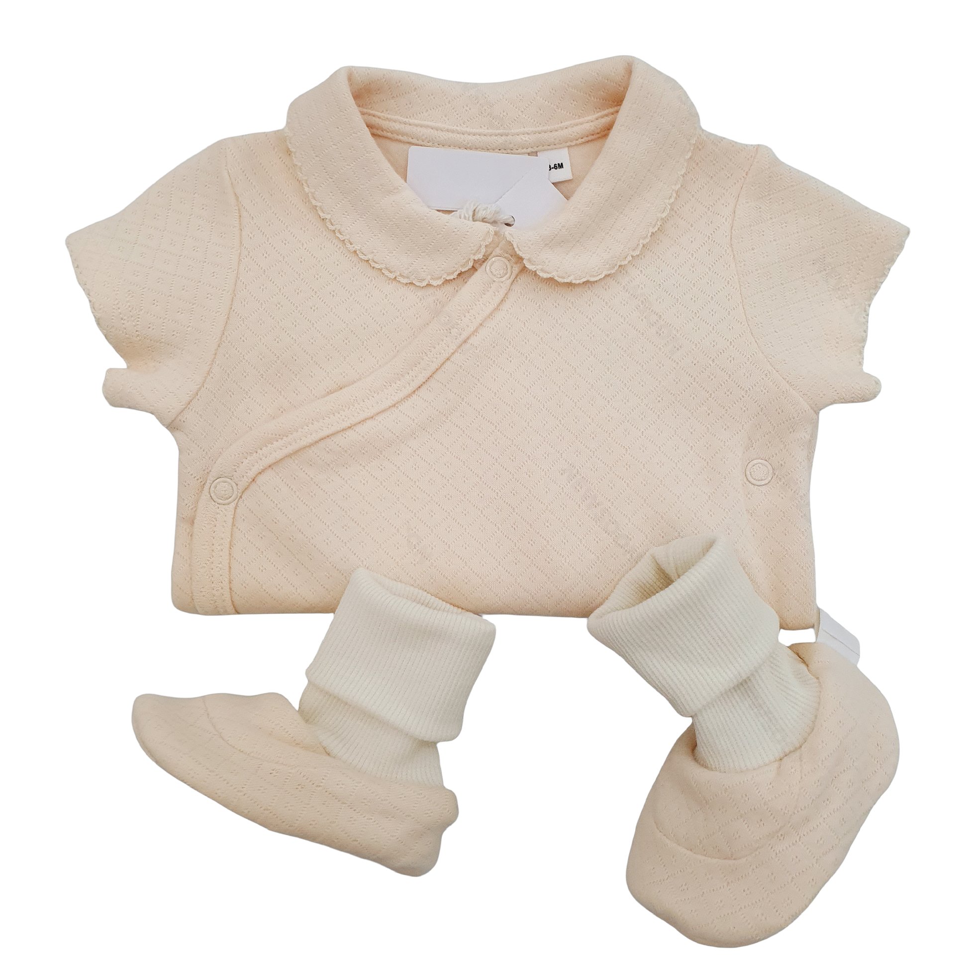 RTS Baby Unisex Clothes 100% Cotton Baby Pajamas Spring And Autumn Newborn Long Sleeve Knitted Baby Romper Clothes For Infants