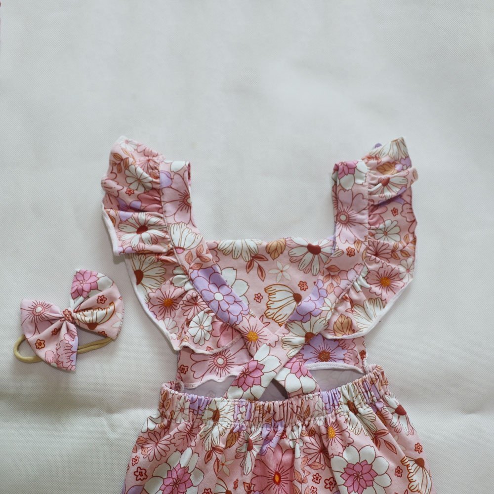 cotton & spandex summer baby rompers with printing sleeveless kids jumpsuits 0-3 month newborn baby clothing designer clothes
