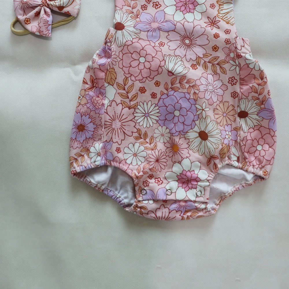 cotton & spandex summer baby rompers with printing sleeveless kids jumpsuits 0-3 month newborn baby clothing designer clothes