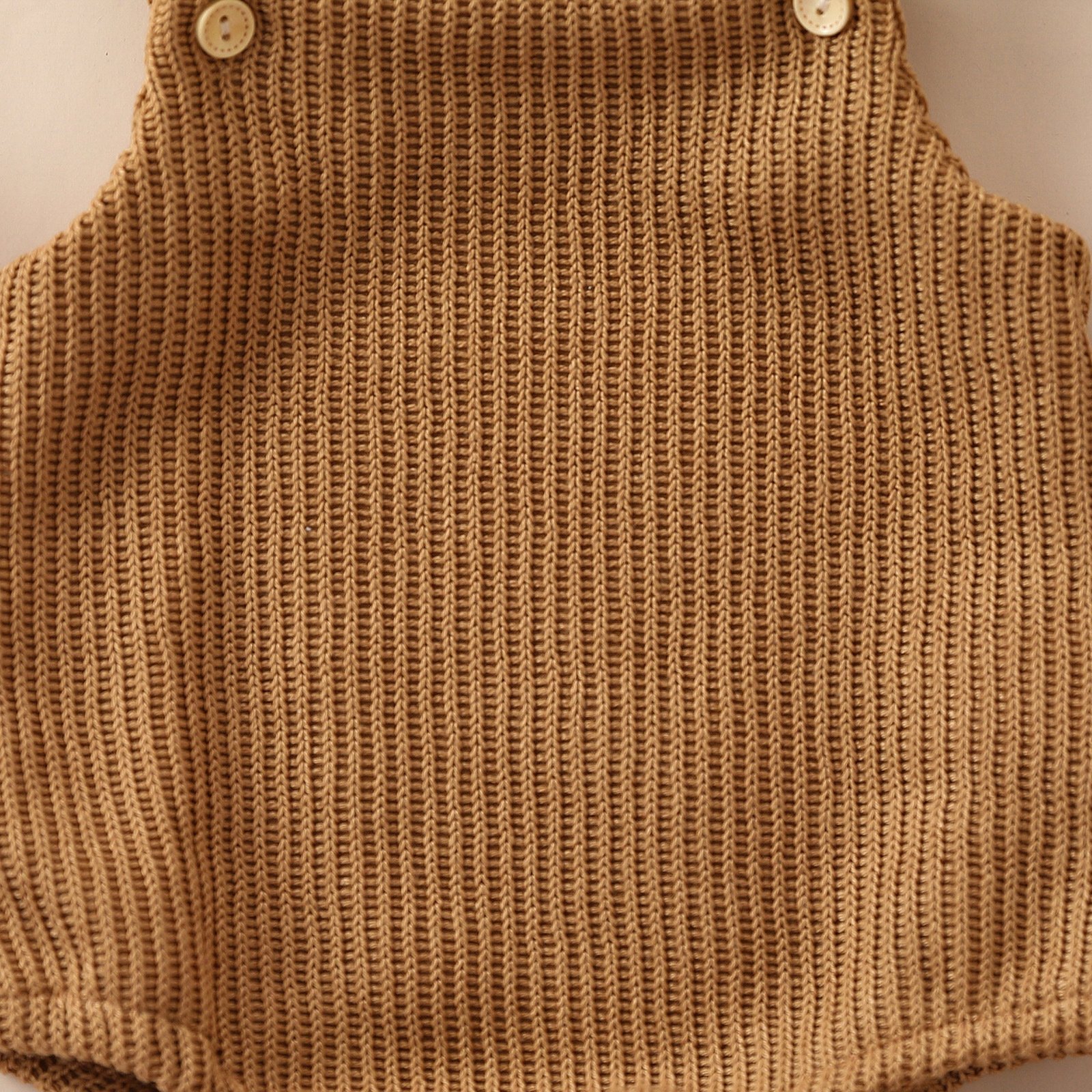 Baby Knitted Romper New Born Baby Chunky Knit Playsuits Clothes Summer Infant Singlet Onesie Cross Back Rompers
