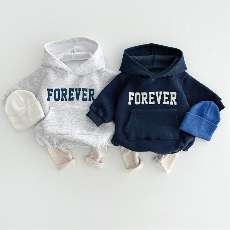 Newborn Baby long sleeve Blank Terry Sweater Fabric Oversized Basic solid toddler Cotton Baby Clothes Sweatshirt Baby Romper