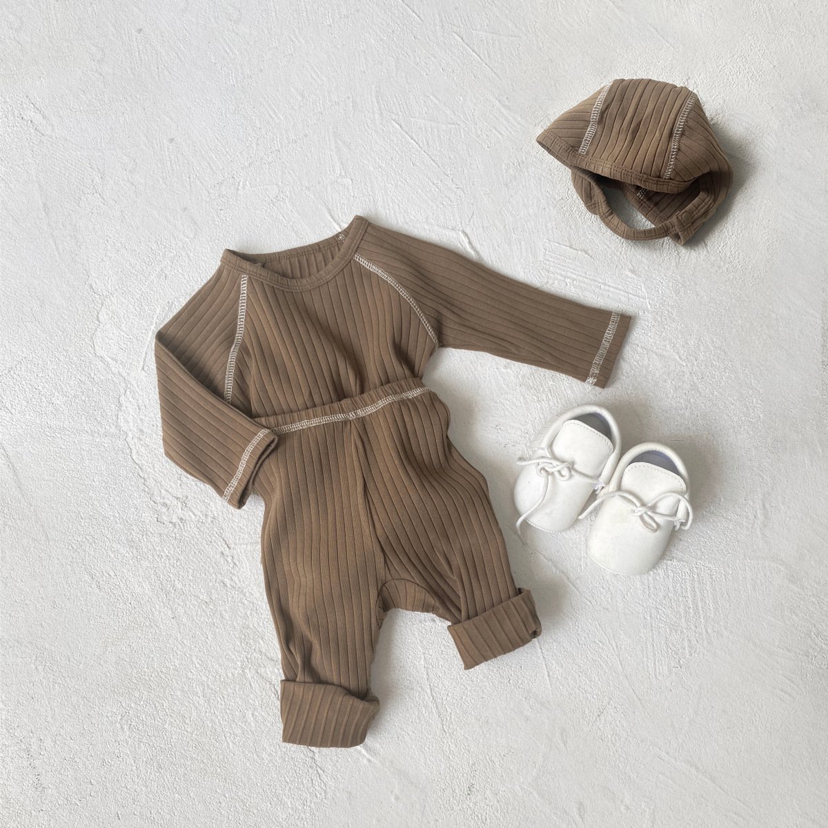 autumn baby clothing set high waist baby romper casual baby clothes set cotton striped