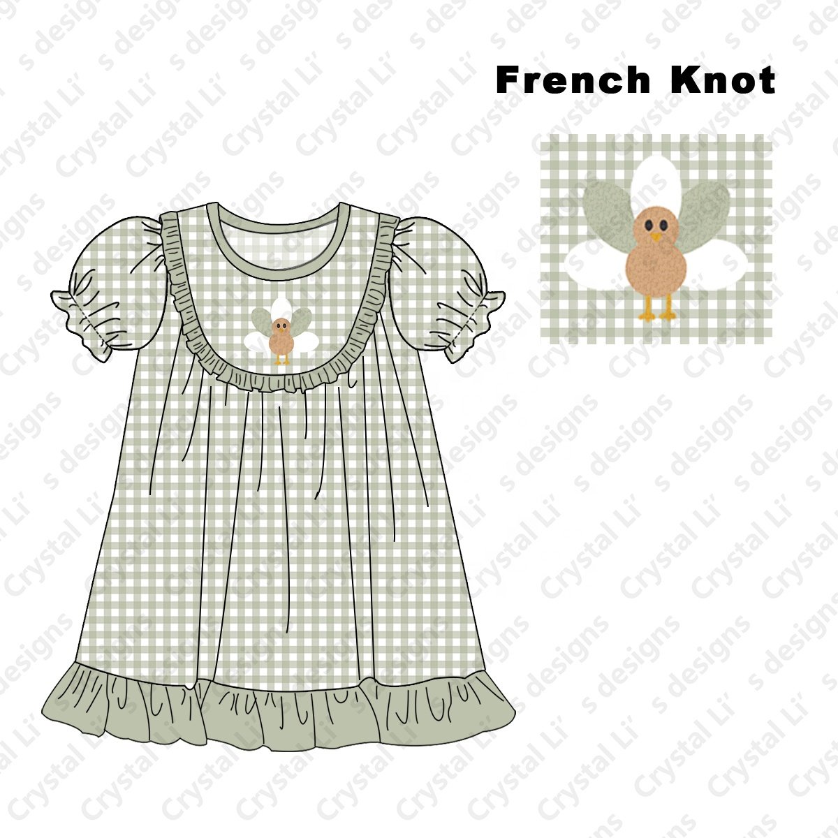 Halloween short sleeve baby girl bubble turkey french knot infant toddler girls bubble jumpsuit baby bubble romper