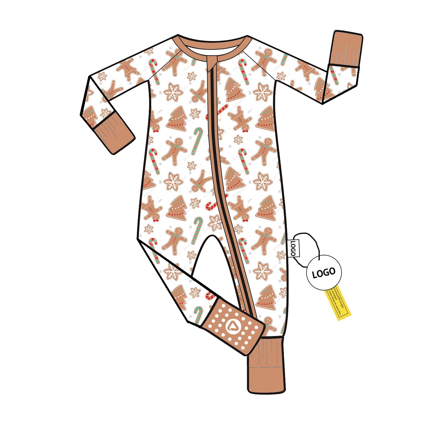 High Quality Bamboo Toddler Romper with Custom Pattern for Newborns Soft Comfortable Jumpsuit and Sleeper