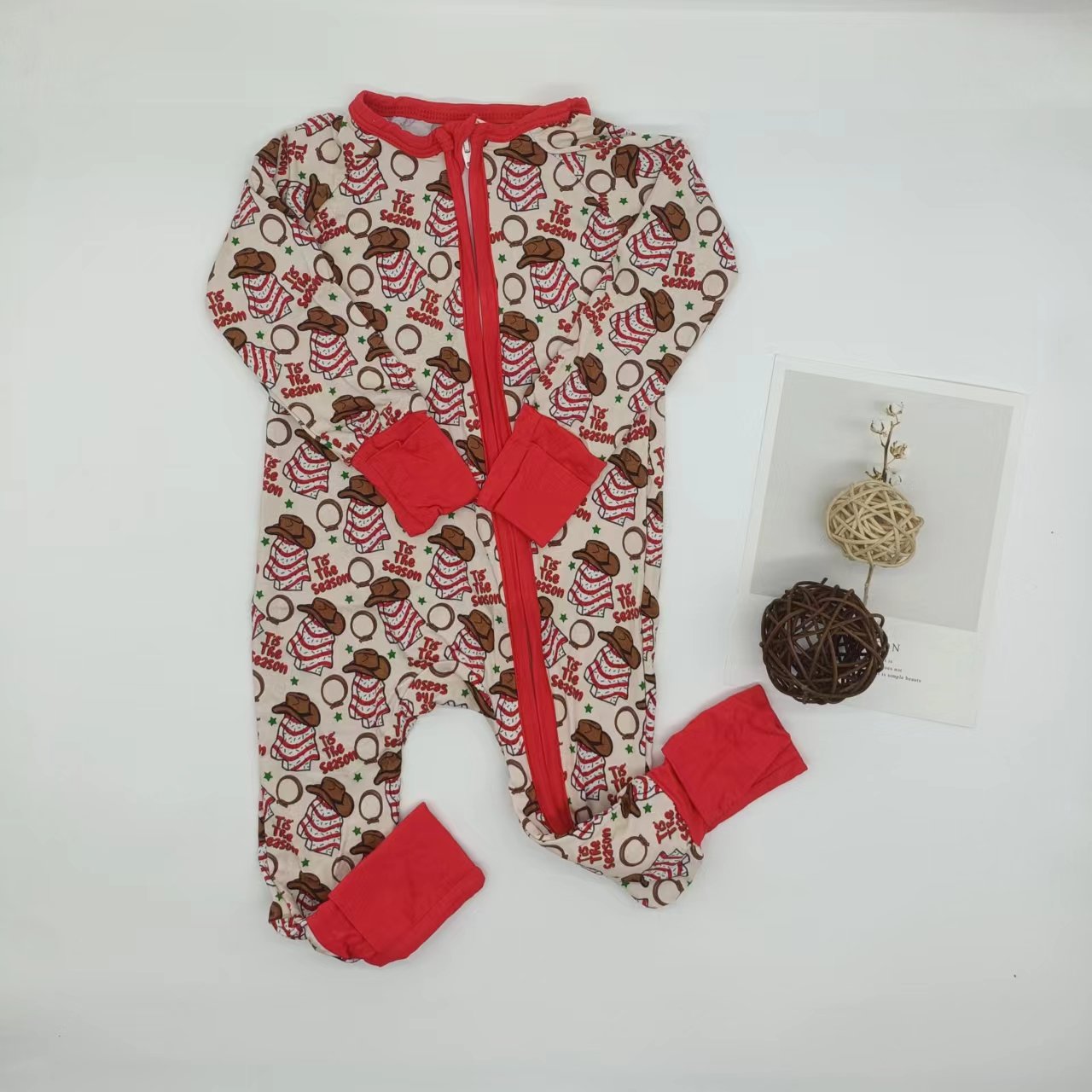 high quality cute comfortable soft double zipper customized child romper