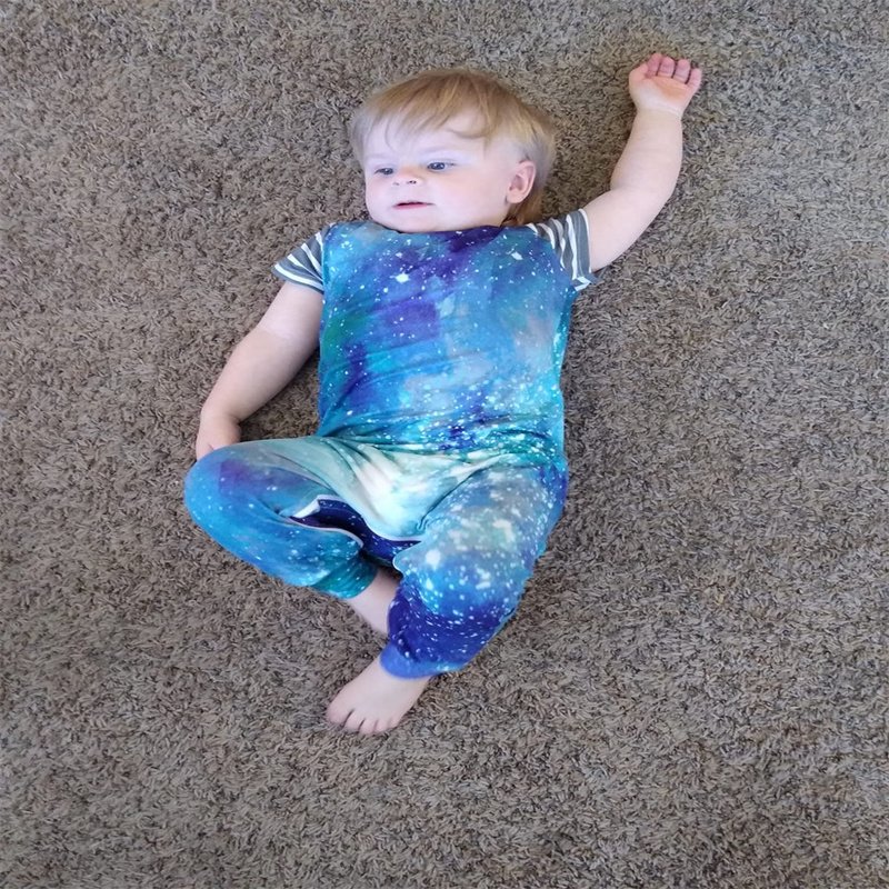 Custom Bamboo Romper With G-Tube Access For Kids High Quality Baby Romper OEM Clothes
