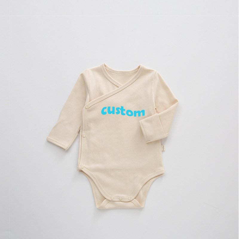 Custom Logo Clothes Sets Girls 100% Cotton Boy Baby Rompers Baby Jumpsuit Newborn Blank Baby Romper Knitted