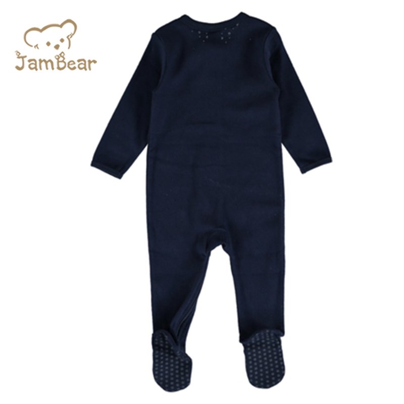 Organic Bamboo Baby footie baby onsies with zipper Newborn infant footie rompers sleepsuit custom baby zip onesie