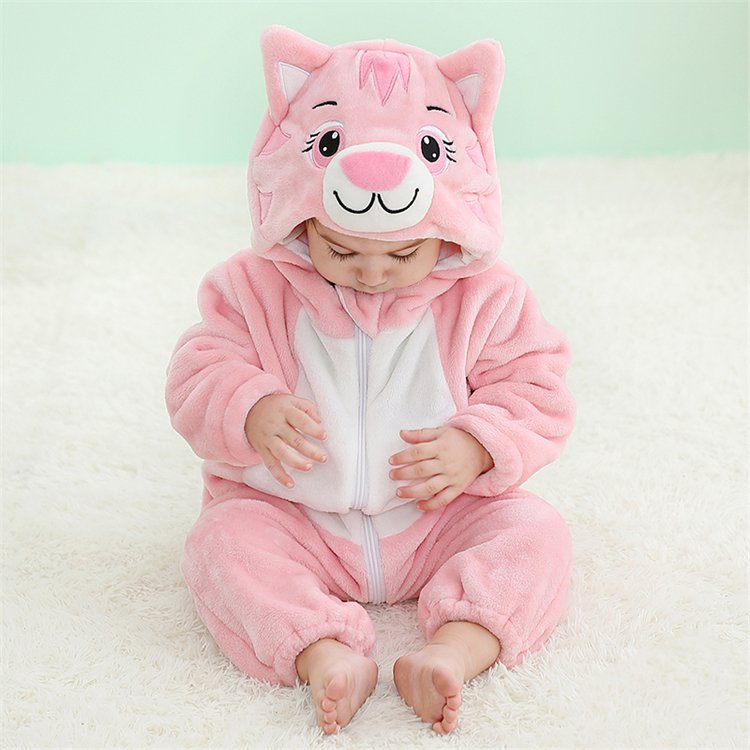 MICHLEY Wholesale Outfit Long Sleeve Winter One Piece Pajamas Newborn Baby's Breathable Rompers