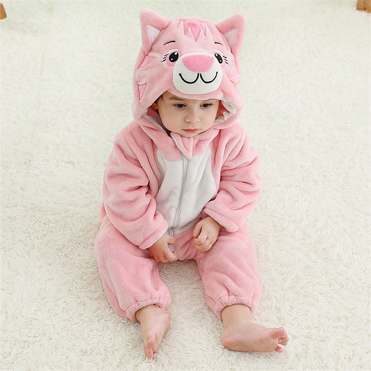 MICHLEY Wholesale Outfit Long Sleeve Winter One Piece Pajamas Newborn Baby's Breathable Rompers