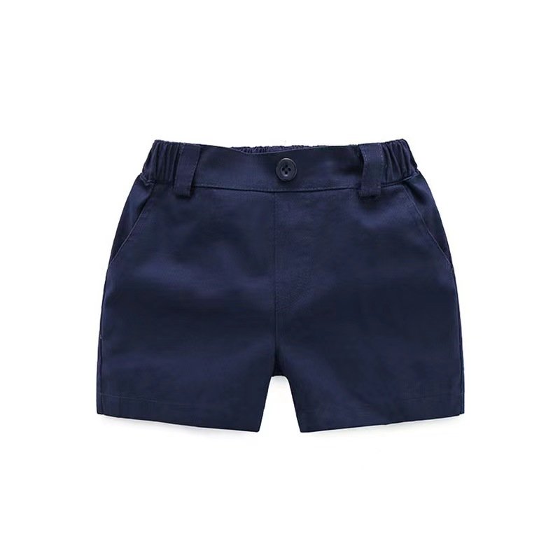 ANKI garment factory in Guangzhou pure cotton short-sleeved Polo Shirt Baby romper sets for summer
