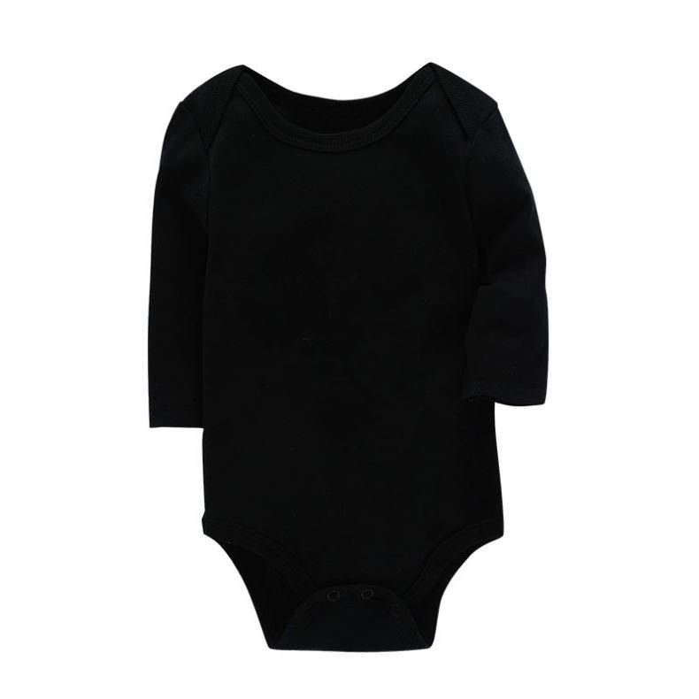 Michley Kids Boys Jumpsuit Baby Girl Clothes New Solid Born Long Sleeve Wholesale 100%cotton Full Casual Customized Unisex 0-24m