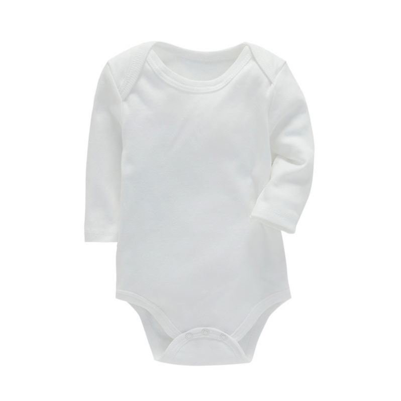 Michley Kids Boys Jumpsuit Baby Girl Clothes New Solid Born Long Sleeve Wholesale 100%cotton Full Casual Customized Unisex 0-24m