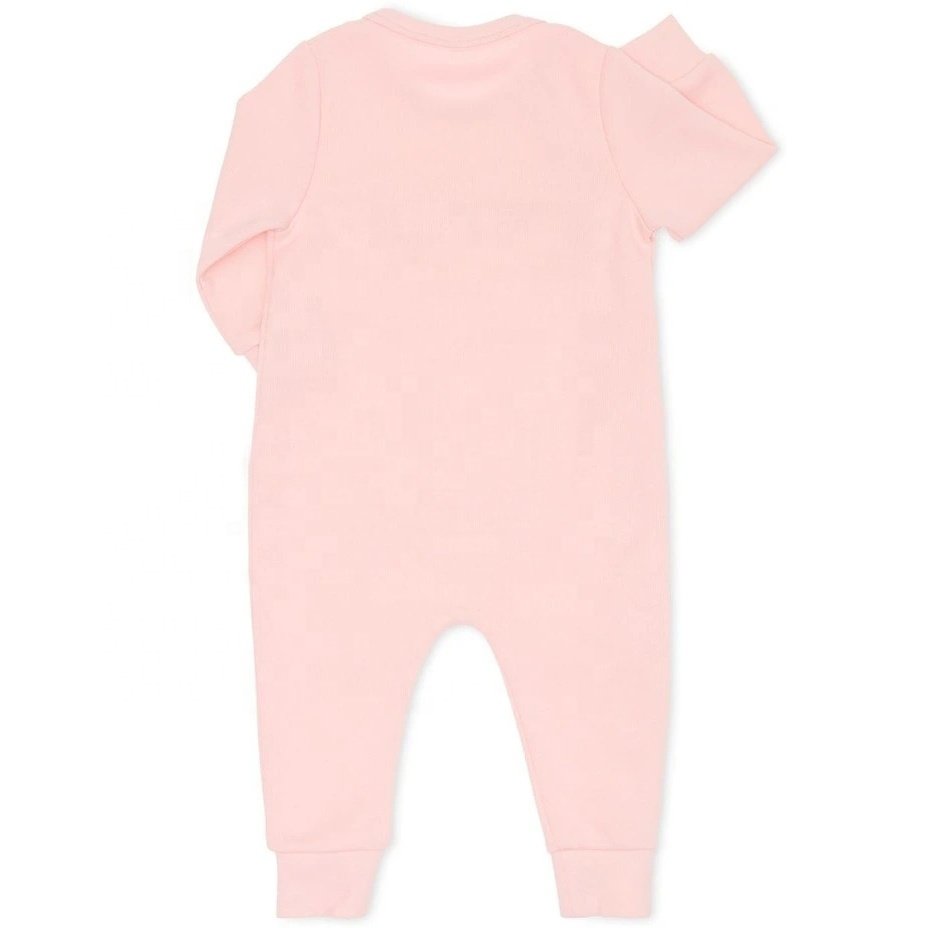Customize Logo And Size Infant Zipper Onesie Long Sleeve Baby Boys Girls Zippered Convertible Bamboo Baby Romper