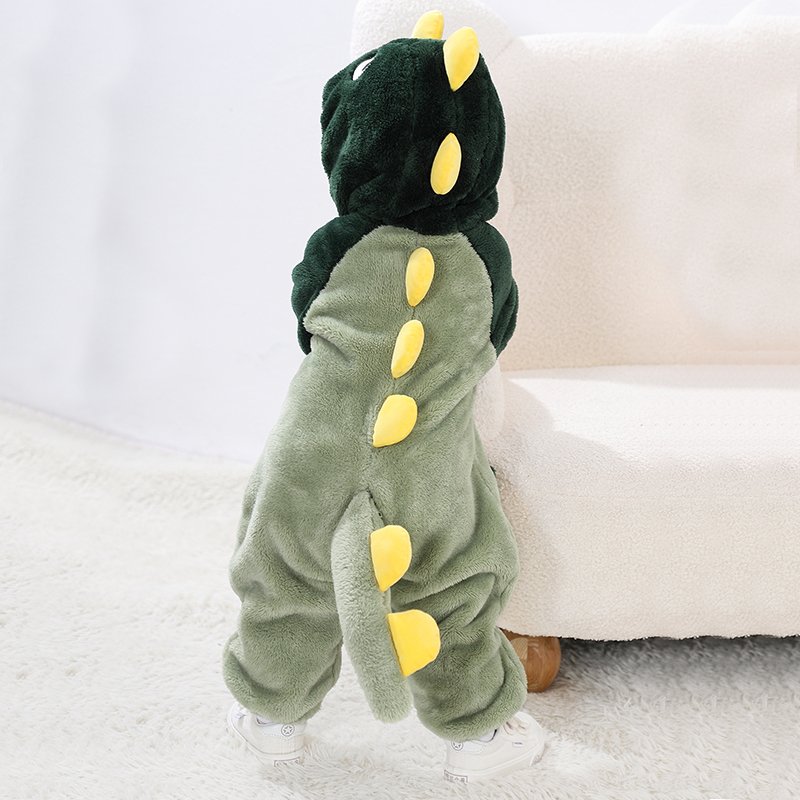 Baby Eco-friendly Rompers Kids Zipper Jumpsuit Baby Dinosaur One-piece Onesie Pajamas
