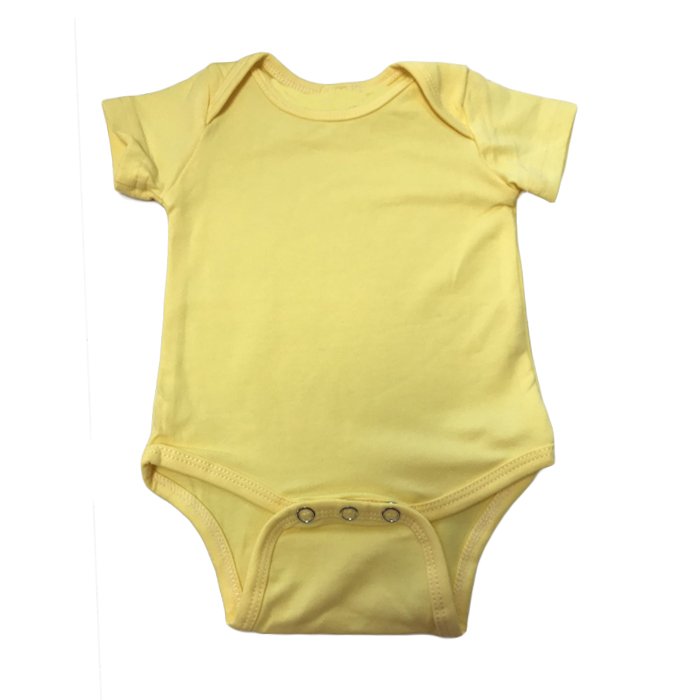 Custom 0-24 Months Unisex Newborn Baby Clothes Romper Onesie Short Sleeve Solid Color Blank Plain Cotton Baby Boys Girls Romper