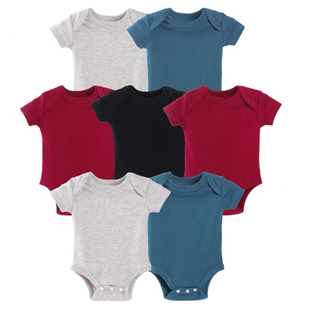 Wholesale Baby Clothing 100% organic cotton custom baby romper baby bibs onesie sets newborn clothes rompers &bib