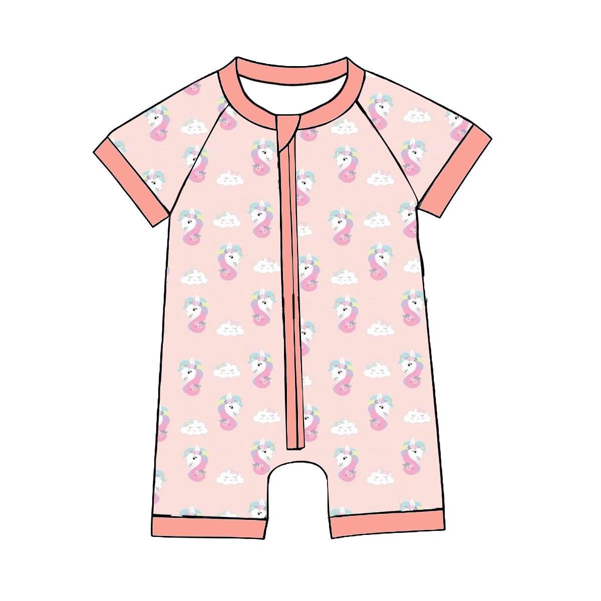 Custom Designed Zipper Baby Rompers for Boys Girls Autumn Milk Silk Onesie 2T Size with Snap Button Closure Brand Clothing