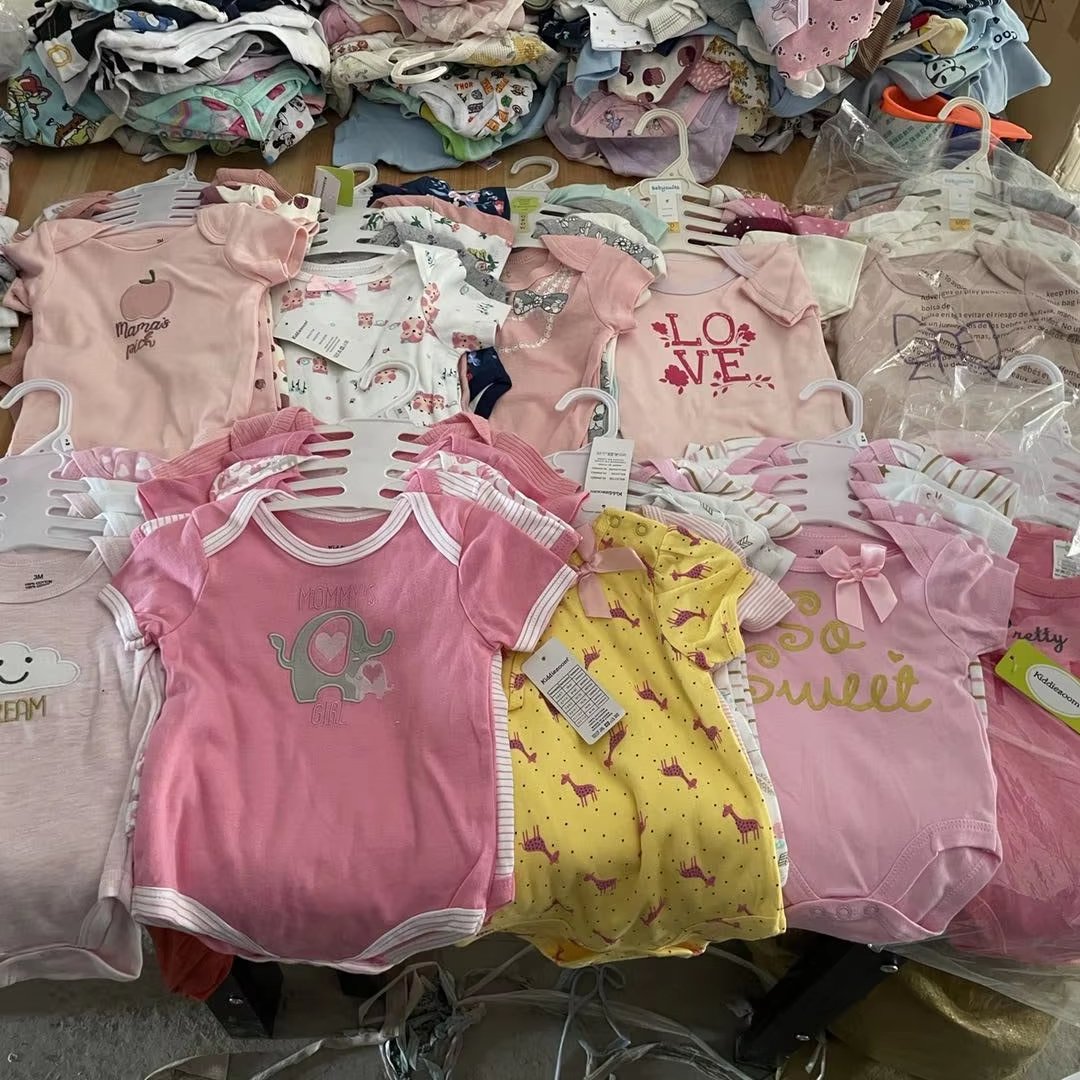 5pcs 100%cotton baby onesie girl boy romper bodysuits jumpsuit sleepwear bodysuit clothing clothes vest set random