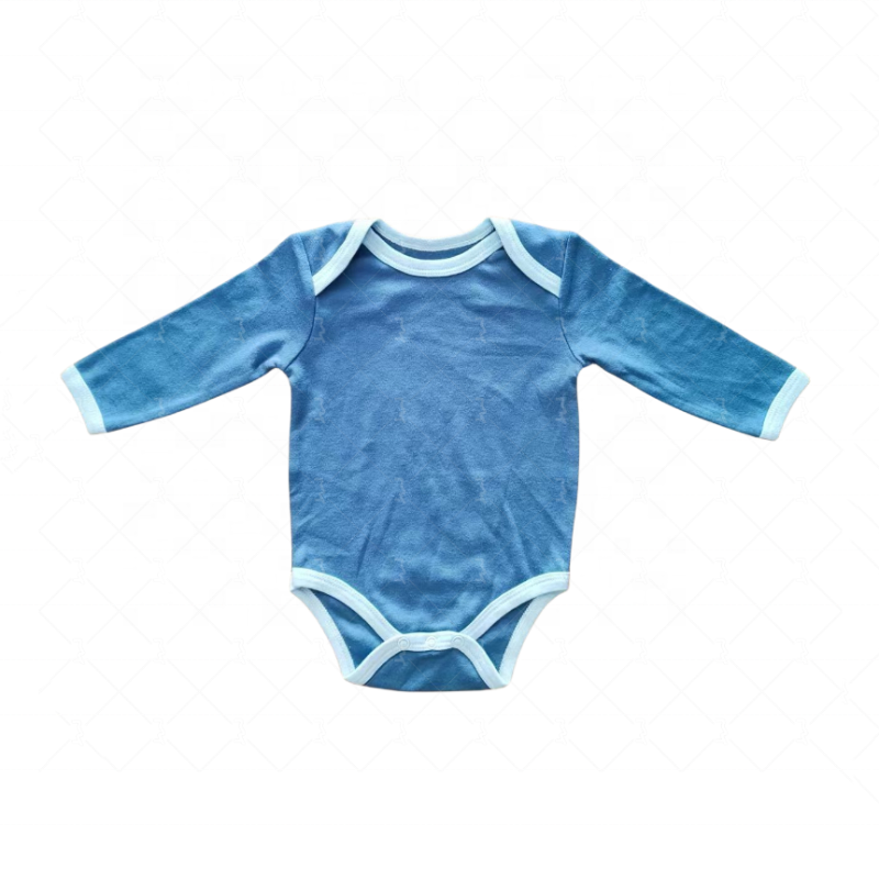 Custom Baby Cute Rompers High Quality Toddler Clothing 100% Cotton Baby Kinted Jumpsuit Wholesale OEM Service Floral Support