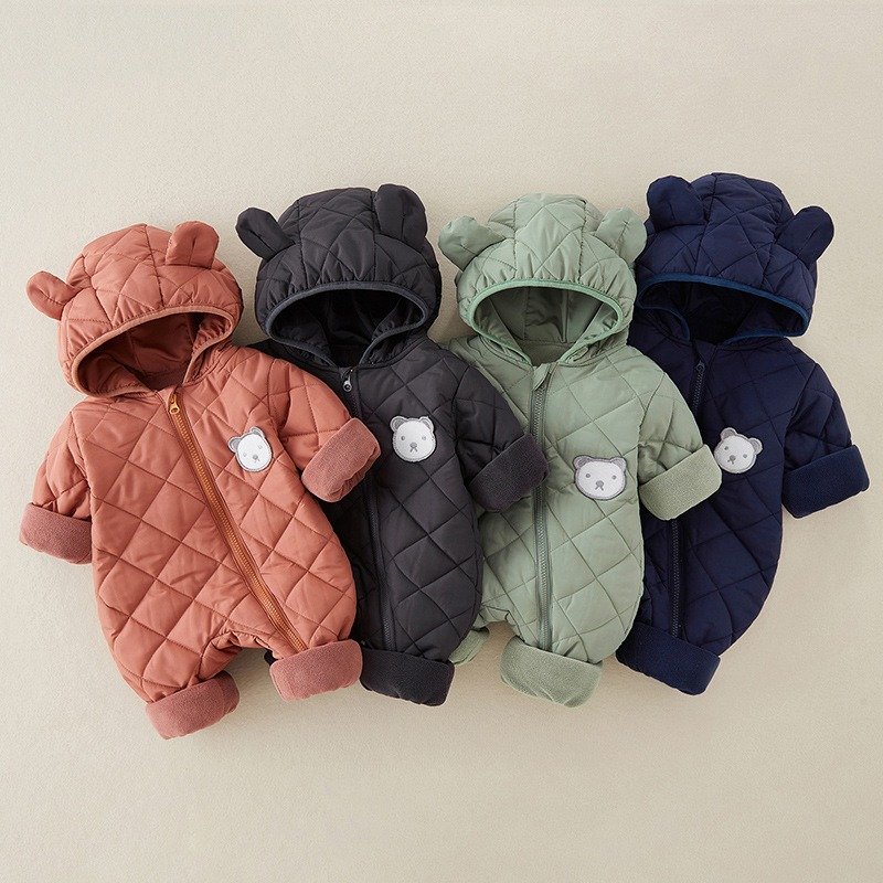 Wholesale Thermal Baby Romper Clothes Winter Costume Newborn Baby Jumpsuits Toddler Outfit Clothes Baby Boys' Rompers