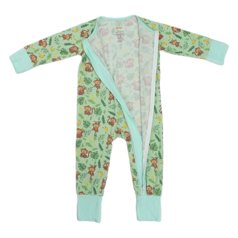 baby rompers two way zipper ropa de bebe infant sleepsuit long sleeve baby jumpsuit organic bamboo toddler romper