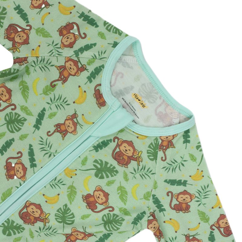 baby rompers two way zipper ropa de bebe infant sleepsuit long sleeve baby jumpsuit organic bamboo toddler romper