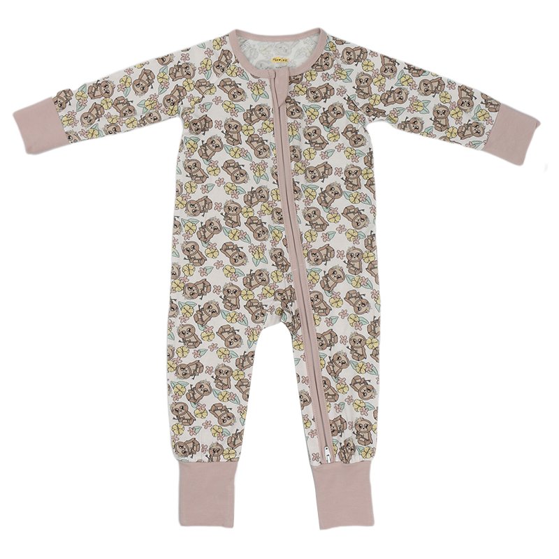 baby rompers two way zipper ropa de bebe infant sleepsuit long sleeve baby jumpsuit organic bamboo toddler romper
