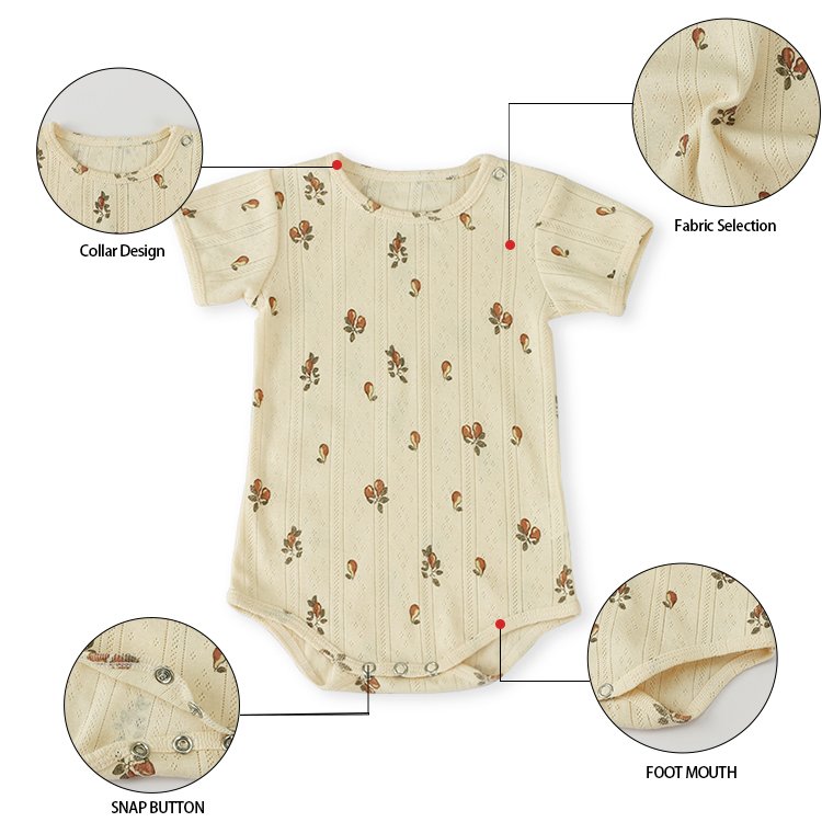 2024 Wholesale summer new baby jumpsuit cute baby clothes romper baby romper for girl