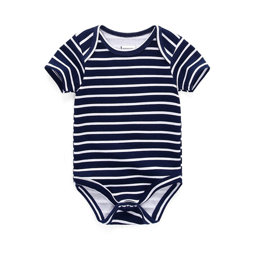 Short Sleevs Romper Clothes Pajamas Zipper Ruffle Newborn Baby Girls Boys Clothing High Quality OEM ODM Plain Casual Nice