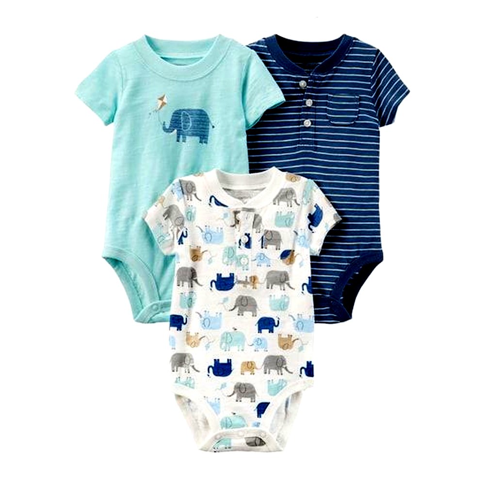 Wholesale children's adorable toddlers Dinosaur Bodysuit & Pants Set Baby Rompers
