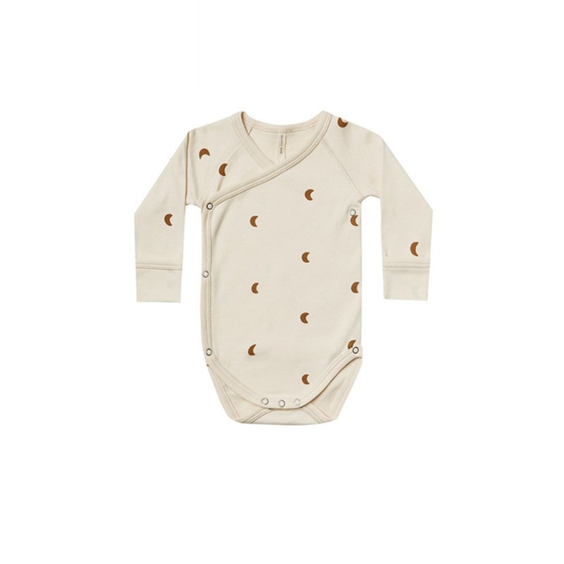 OEM Wholesale Plus Size Baby Rib Rompers Onesie Set 100% Cotton Waffle Knitting Baby Rompers