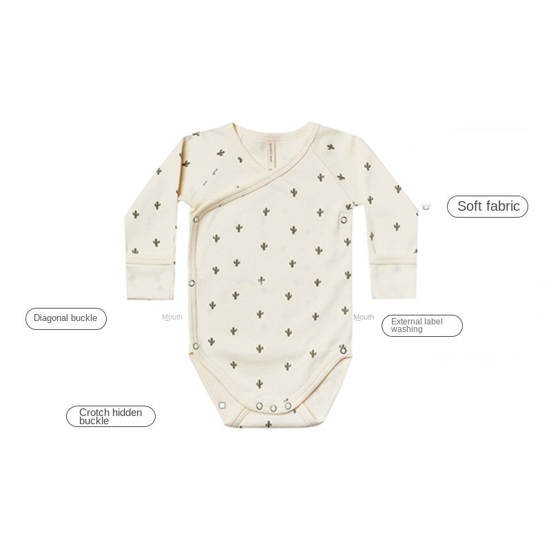 OEM Wholesale Plus Size Baby Rib Rompers Onesie Set 100% Cotton Waffle Knitting Baby Rompers