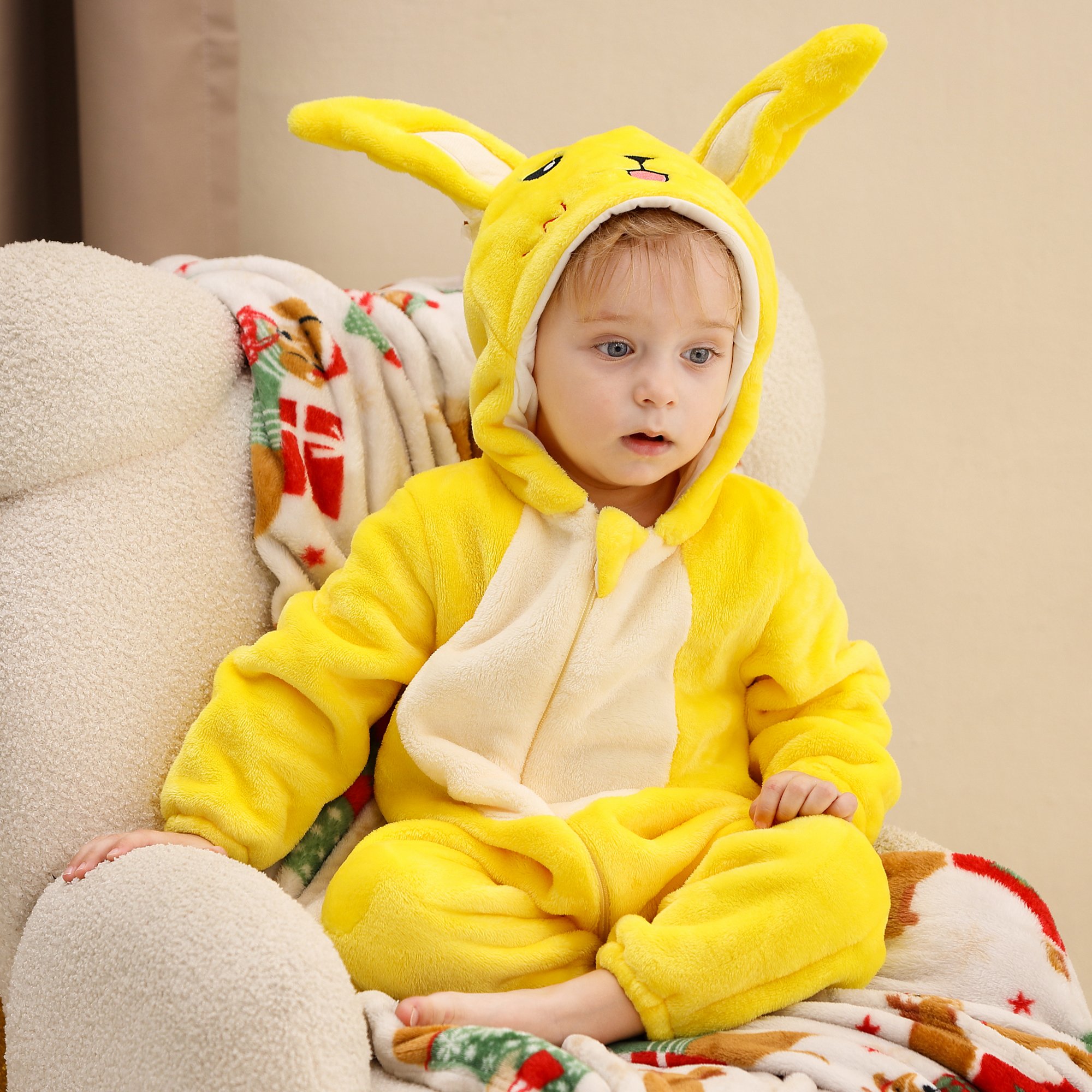 Michley Fashion Clothing Infant Flannel Unisex Baby Rompers Animal Cute Boy Hooded One Piece Jumpsuit Little Girls