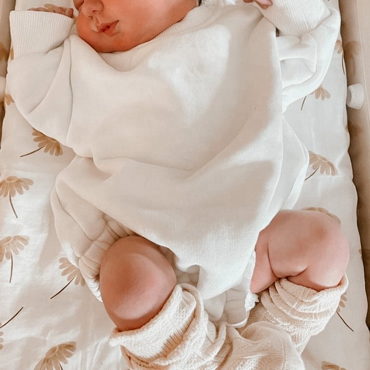 High Quality Soft Custom Knitted Embroidered Newborn Onesie Long Sleeve Snap Button Closure Baby Romper