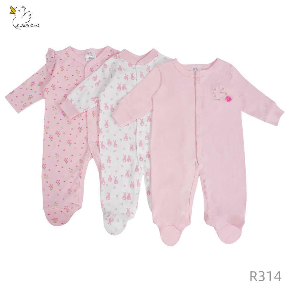 wholesale 3pcs/set 0-3 months baby clothes new born cotton foot binding Cloth Romper Pajama long sleeve Baby Bodysuit
