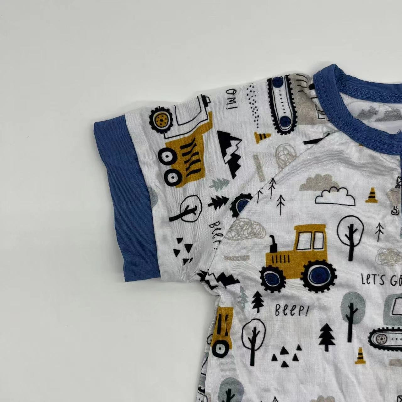 Hot sale baby bamboo 100% cotton cute pattern girls shorties baby clothes