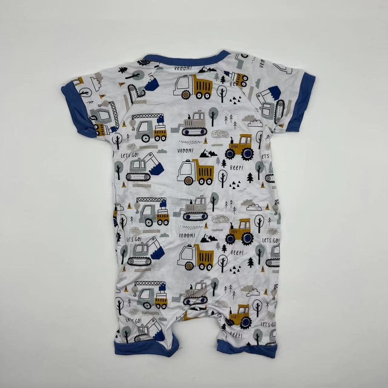 Hot sale baby bamboo 100% cotton cute pattern girls shorties baby clothes